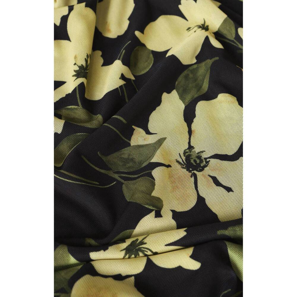 NEW Z SUPPLY floral mesh midi skirt in black - Picture 5 of 5